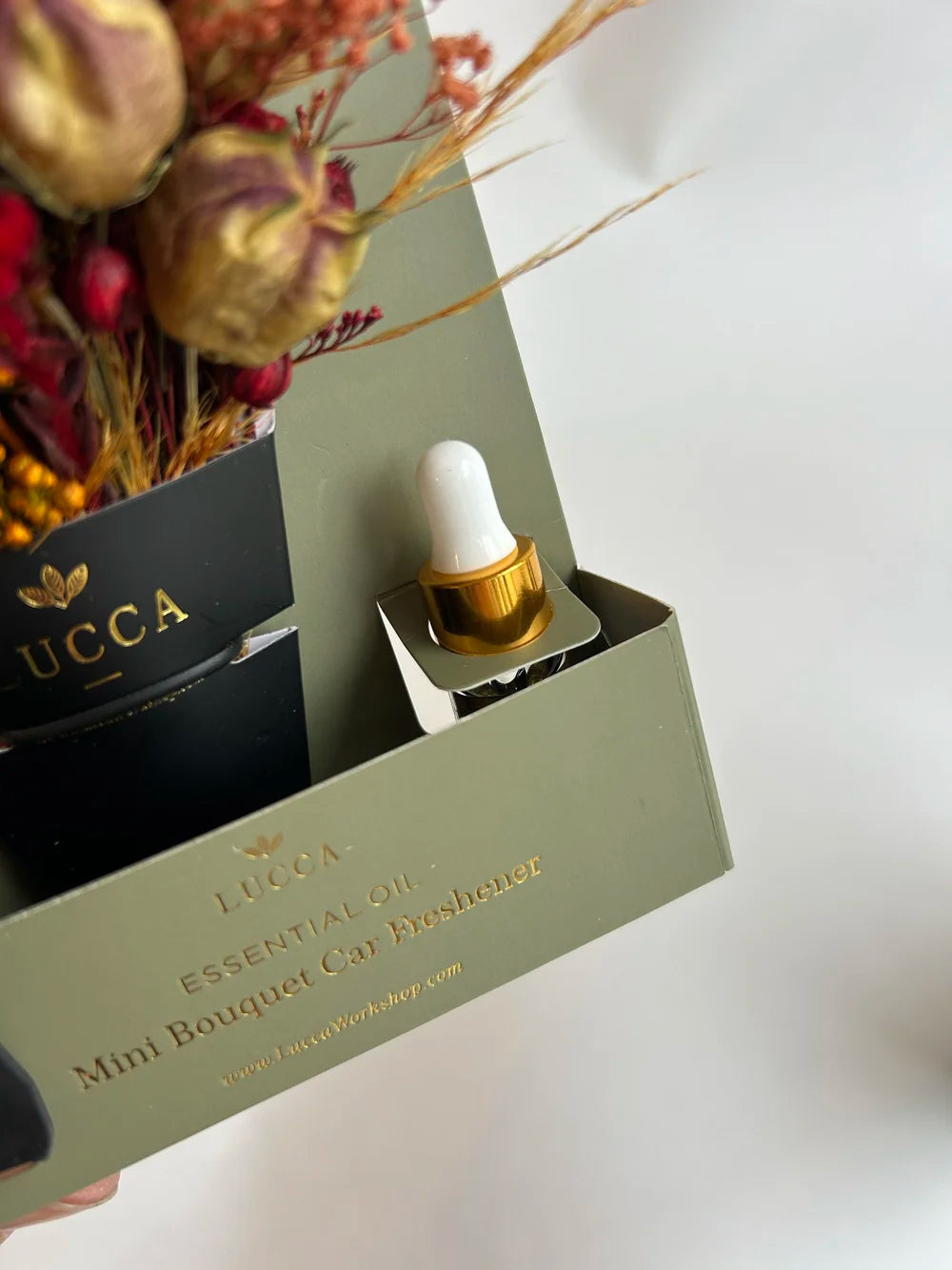 💐Handmade Nontoxic Car Air Freshener | Dried Floral Essential Oil