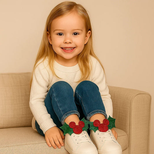 🎄 Holiday Sparkle Shoe Clip