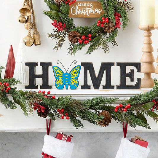 Adorable Wooden Letter Ornaments · HOME Series