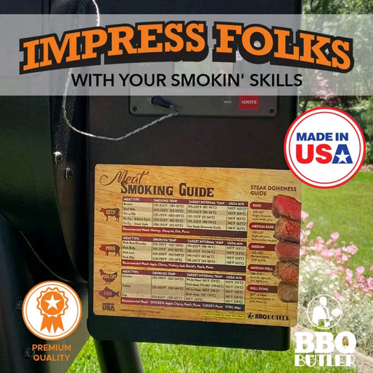 🔥 Magnetic Meat Smoking Guide (BBQ Butler)