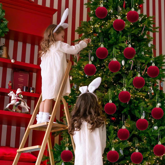 🎄 Velvet Christmas Balls