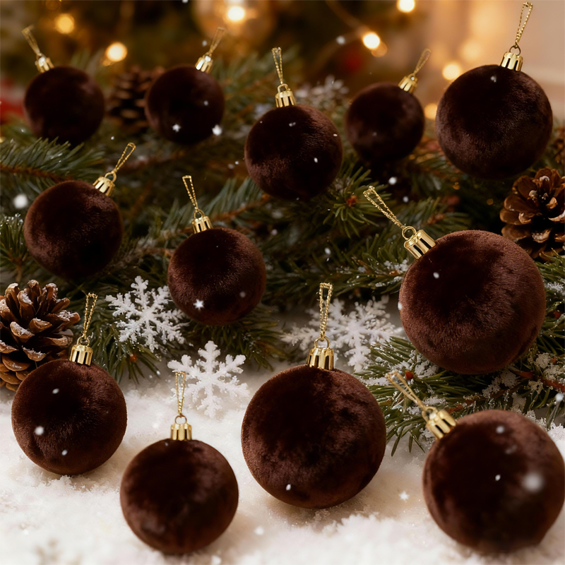 🎄 Velvet Christmas Balls