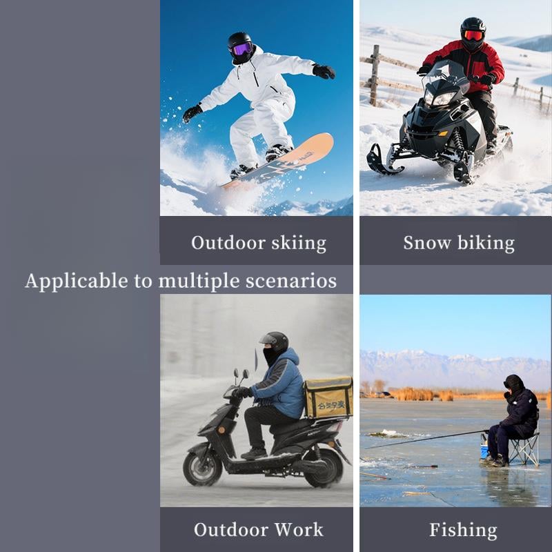 ❄️ Outdoor Winter Warm Hat Neckband Integrated Cycling Mask