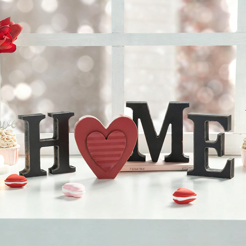 Adorable Wooden Letter Ornaments · HOME Series