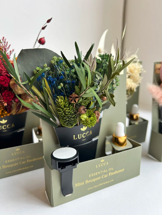 💐Handmade Nontoxic Car Air Freshener | Dried Floral Essential Oil