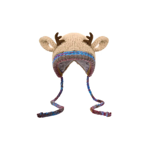 🎅 2-in-1 Reindeer Knit Hat & Handbag