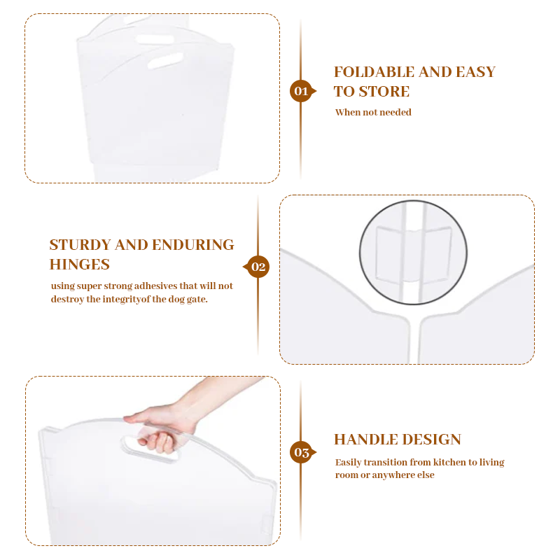 🛡️Clear Acrylic Pet Gate