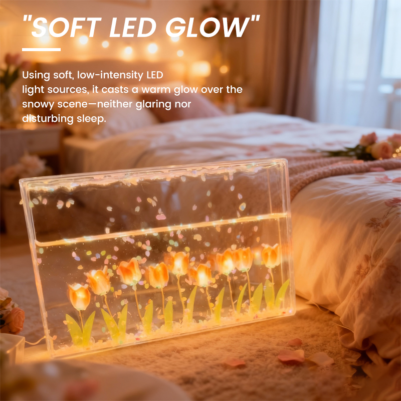 ❄️ Snowy Streetlight DIY Quicksand Lamp