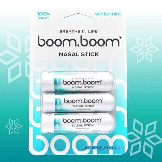Refreshing Nasal Stick 3-Pack | Breathe Easier with BoomBoom’s Vapor Flow Technology™