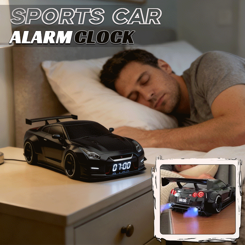 ⏰Hypercar Alarm Clock🏎️Realistic Engine & Light Effects