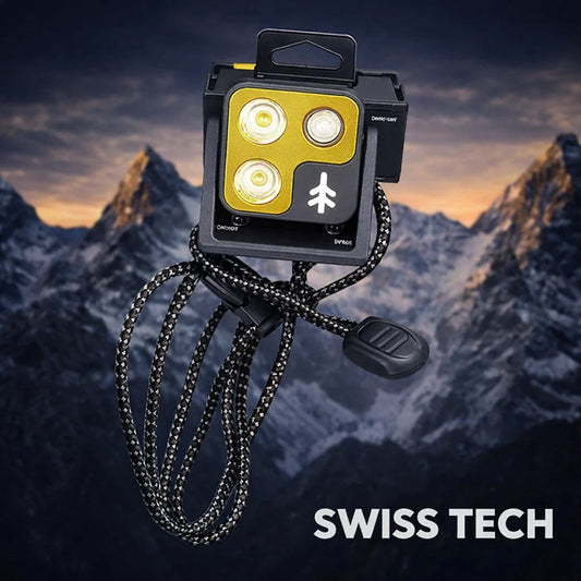 Swiss Tech ERLANG Ultra-Light Rechargeable Headlamp