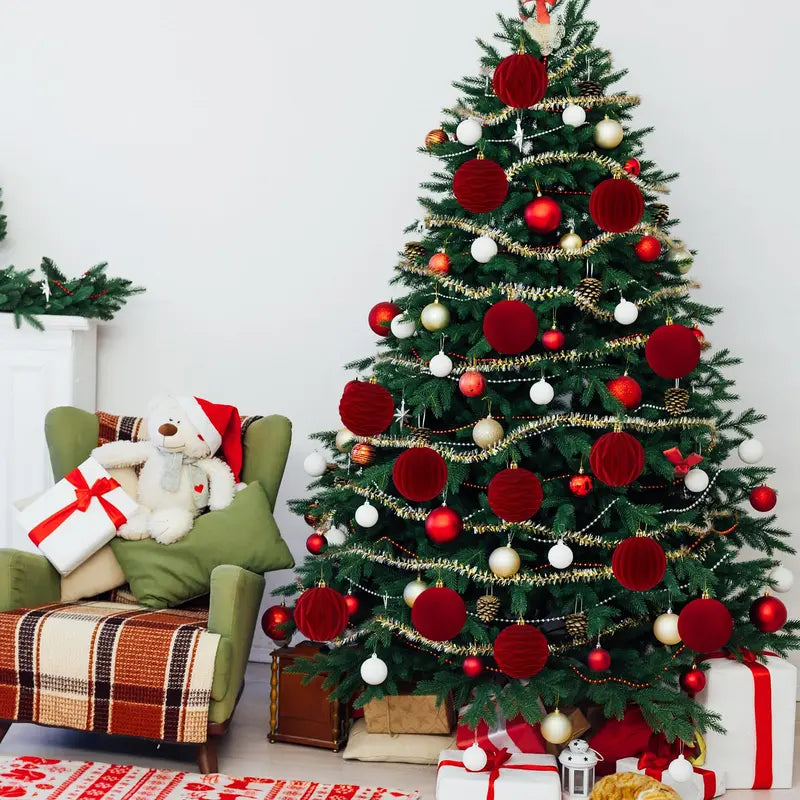🎄 Velvet Christmas Balls