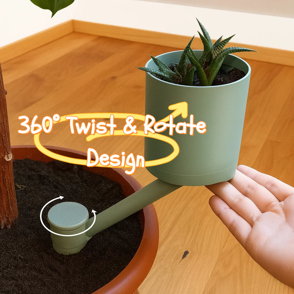 🌱3D Printed Rotating Twist Planter