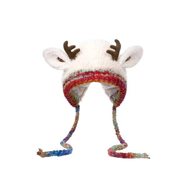 🎅 2-in-1 Reindeer Knit Hat & Handbag