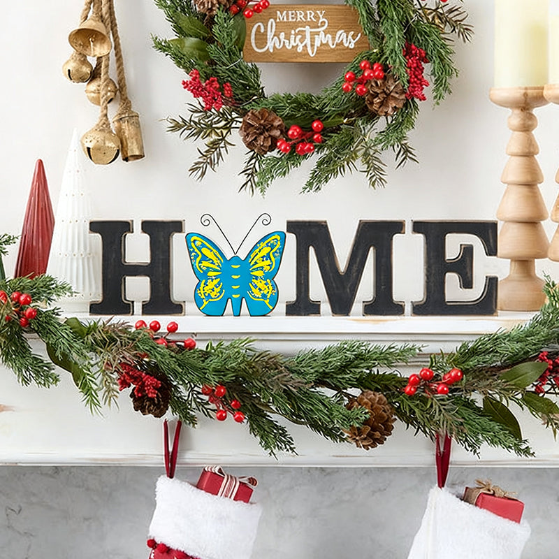 Adorable Wooden Letter Ornaments · HOME Series