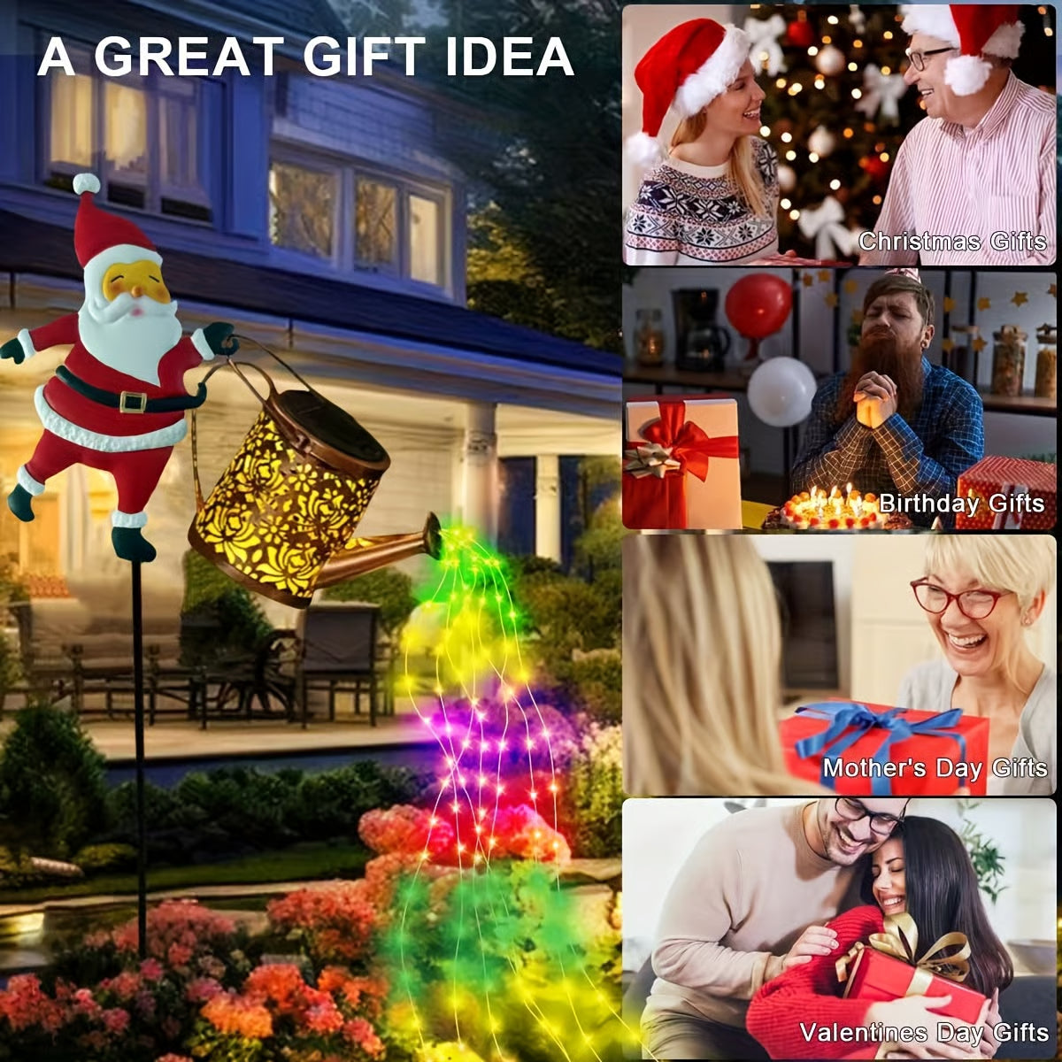 ⏰ Solar Garden Light In The Shape Of Santa Claus🎅🎄