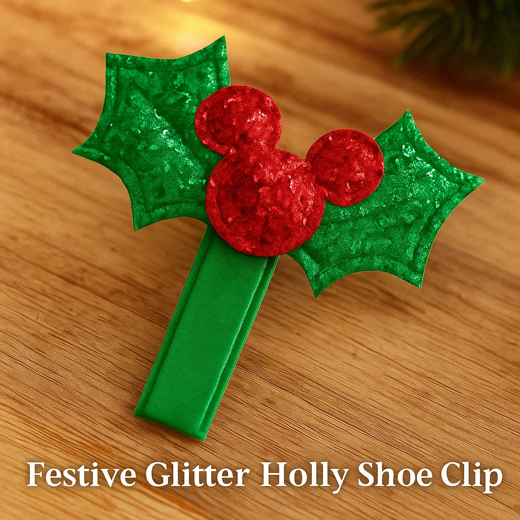 🎄 Holiday Sparkle Shoe Clip