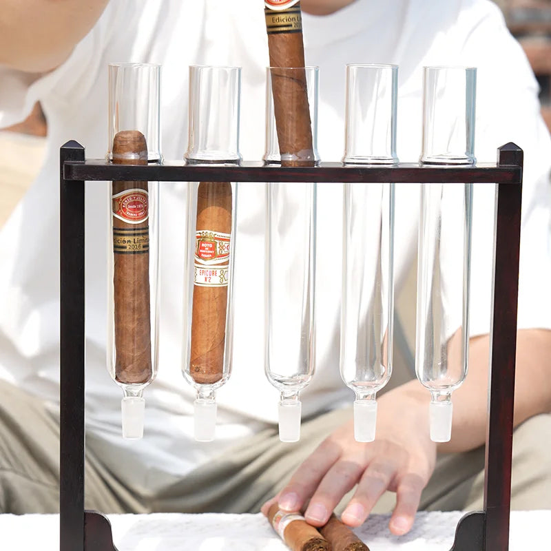 Cigar Test Tube Humidor Rack