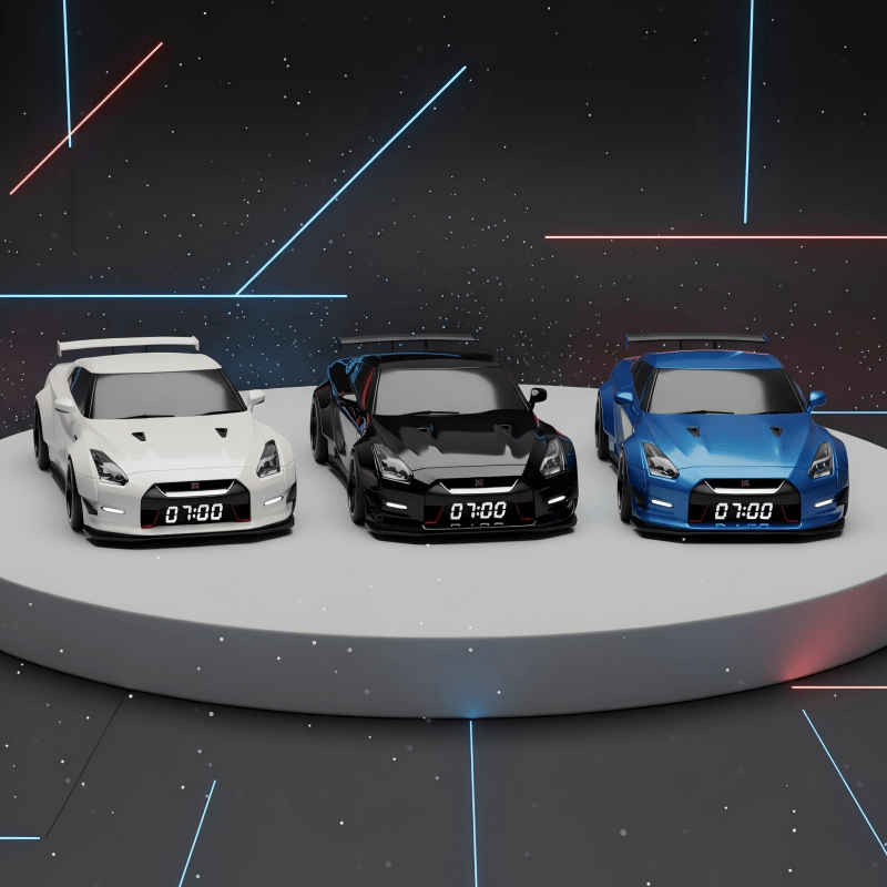 ⏰Hypercar Alarm Clock🏎️Realistic Engine & Light Effects