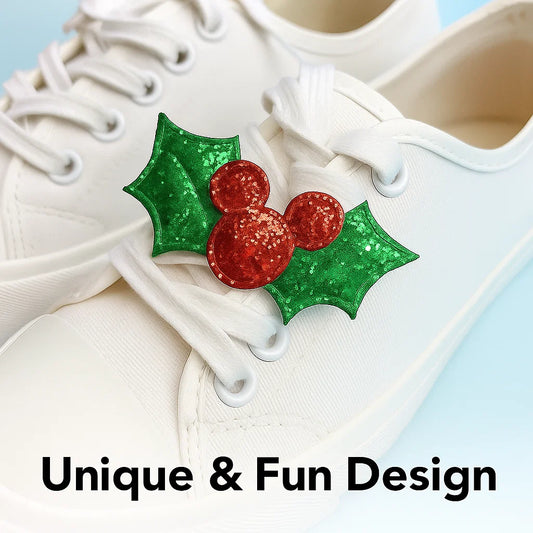 🎄 Holiday Sparkle Shoe Clip
