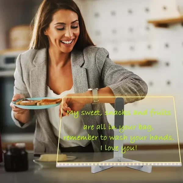 🎁Creative Rewritable Acrylic LED Message Board 🎨