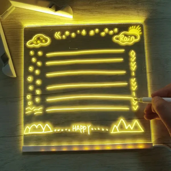 🎁Creative Rewritable Acrylic LED Message Board 🎨