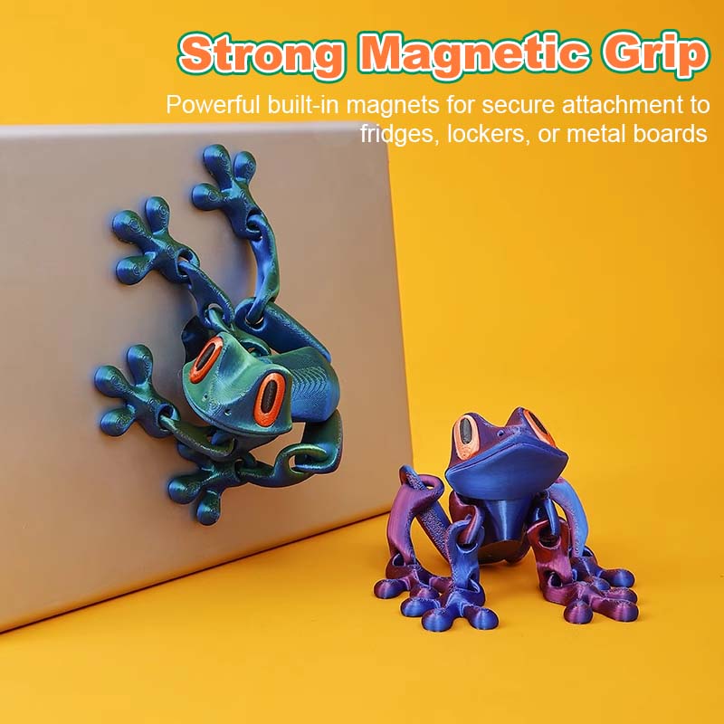 3D Printed Magnetic Frog Refrigerator Magnet
