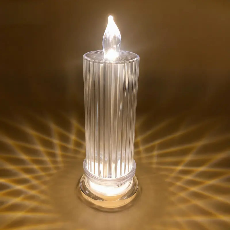 ✨ Crystal Rose Candle Light – Romantic Glow Without the Mess