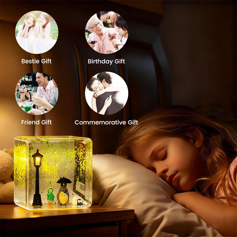 ❄️ Snowy Streetlight DIY Quicksand Lamp