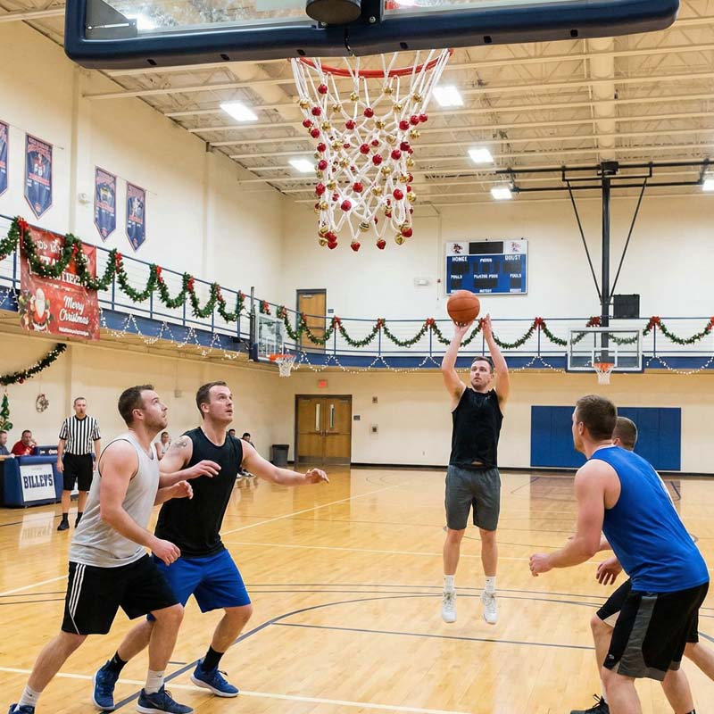 🏀 [Hoops & Jingles] DIY Christmas Bell Basketball Net | Hear the Swish Like Never Before! 🎄✨