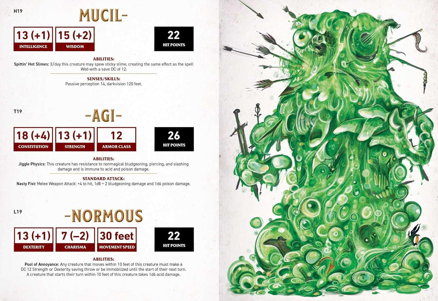 👾The Düngeonmeister Random Monster Generator: A Mix-and-Match RPG Flipbook (Düngeonmeister Series)