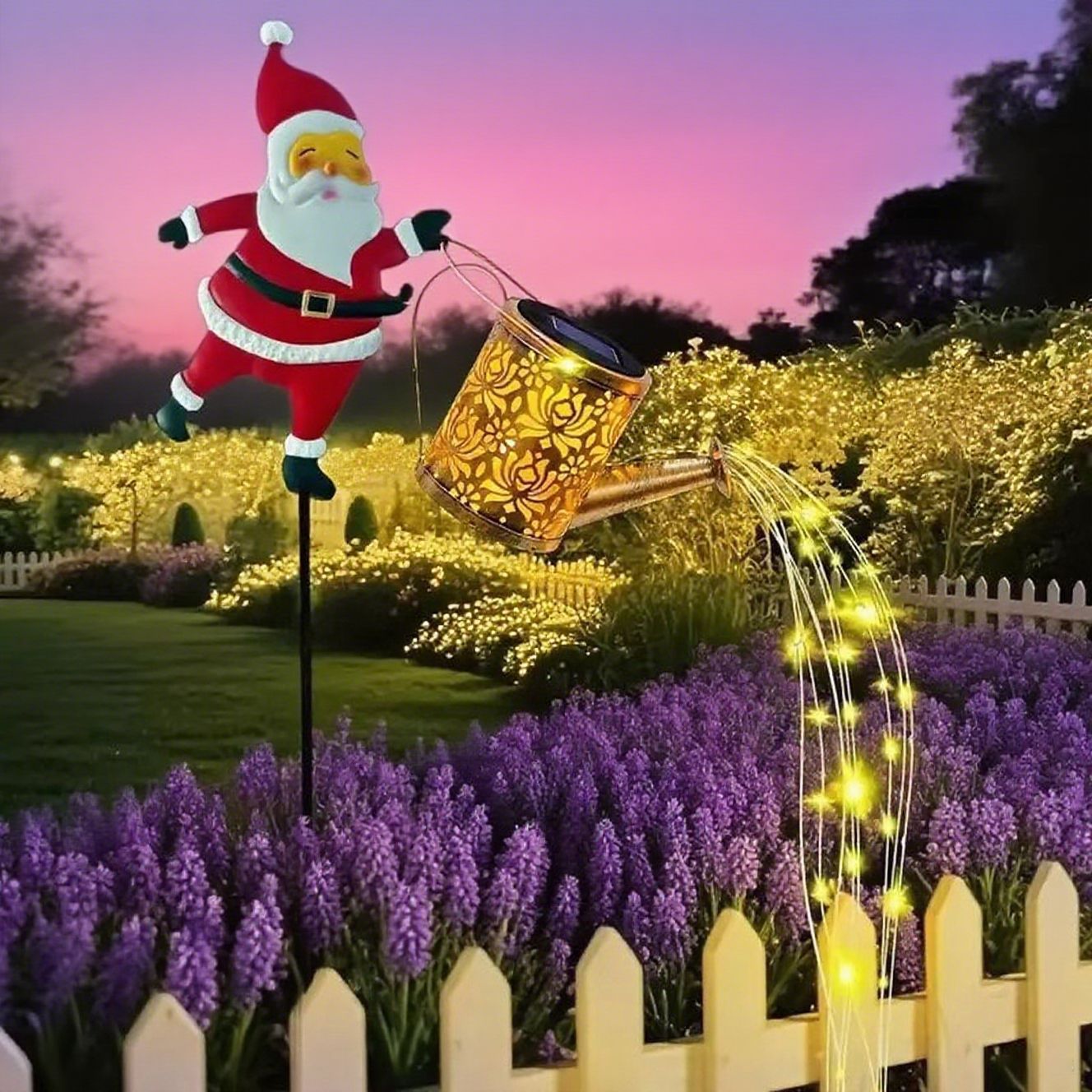 ⏰ Solar Garden Light In The Shape Of Santa Claus🎅🎄