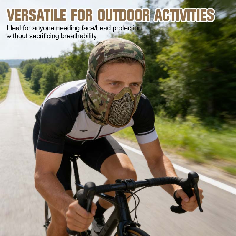 Breathable Steel Mesh Tactical Hood