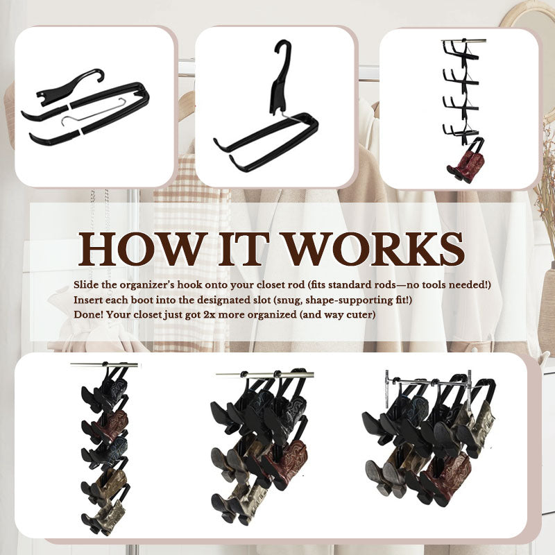 Boot Organizer for Closet