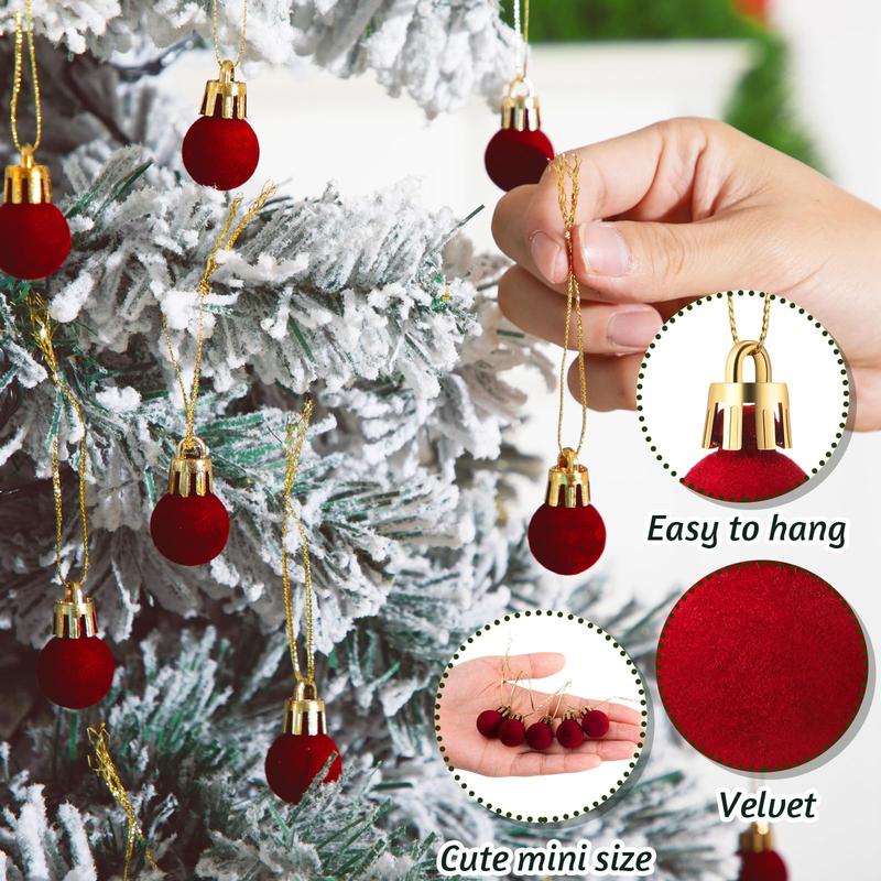 🎄 Velvet Christmas Balls