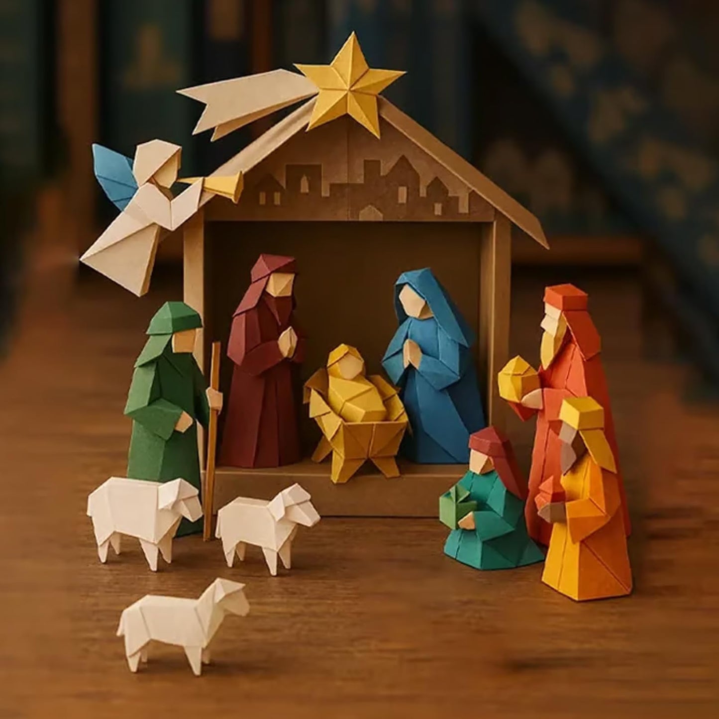 🕊️DIY Paper Nativity Scene Set