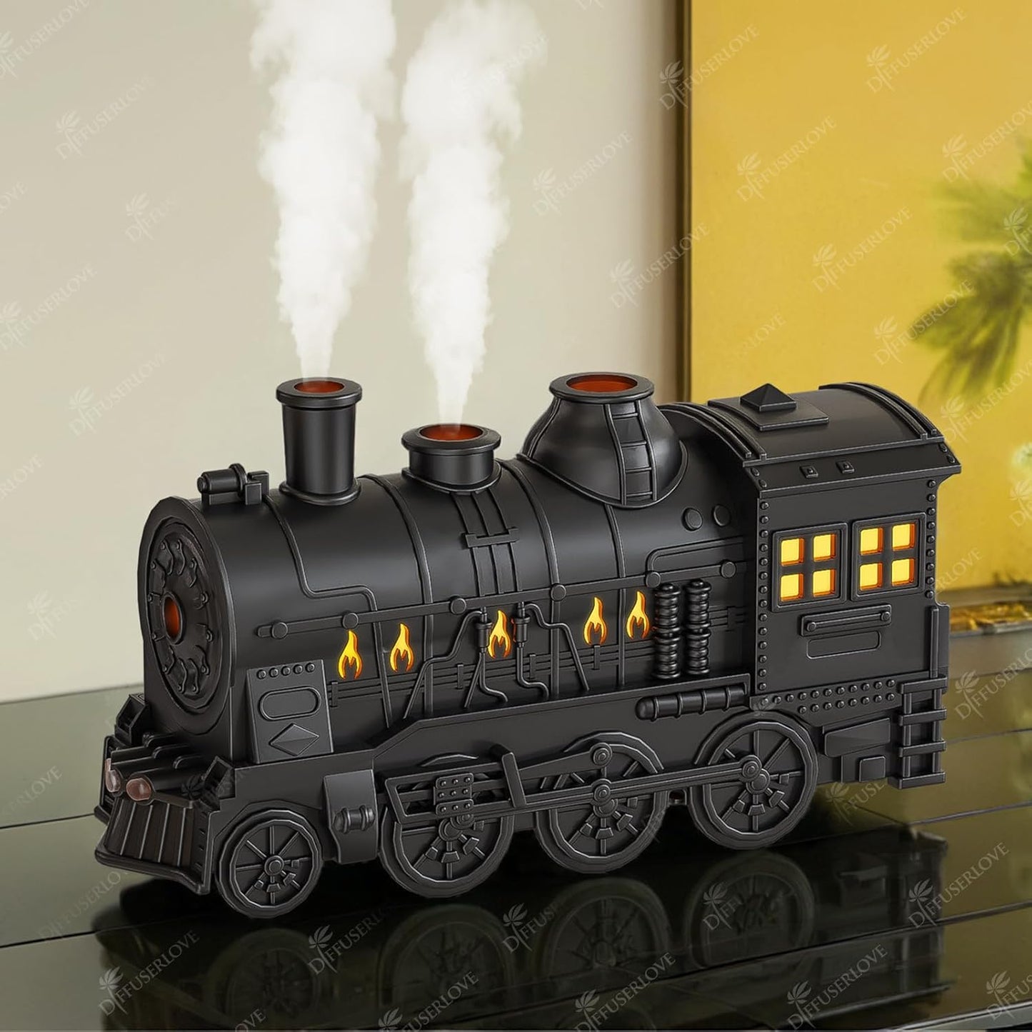 🚂 Train Humidifier with Essential Oil Diffuser