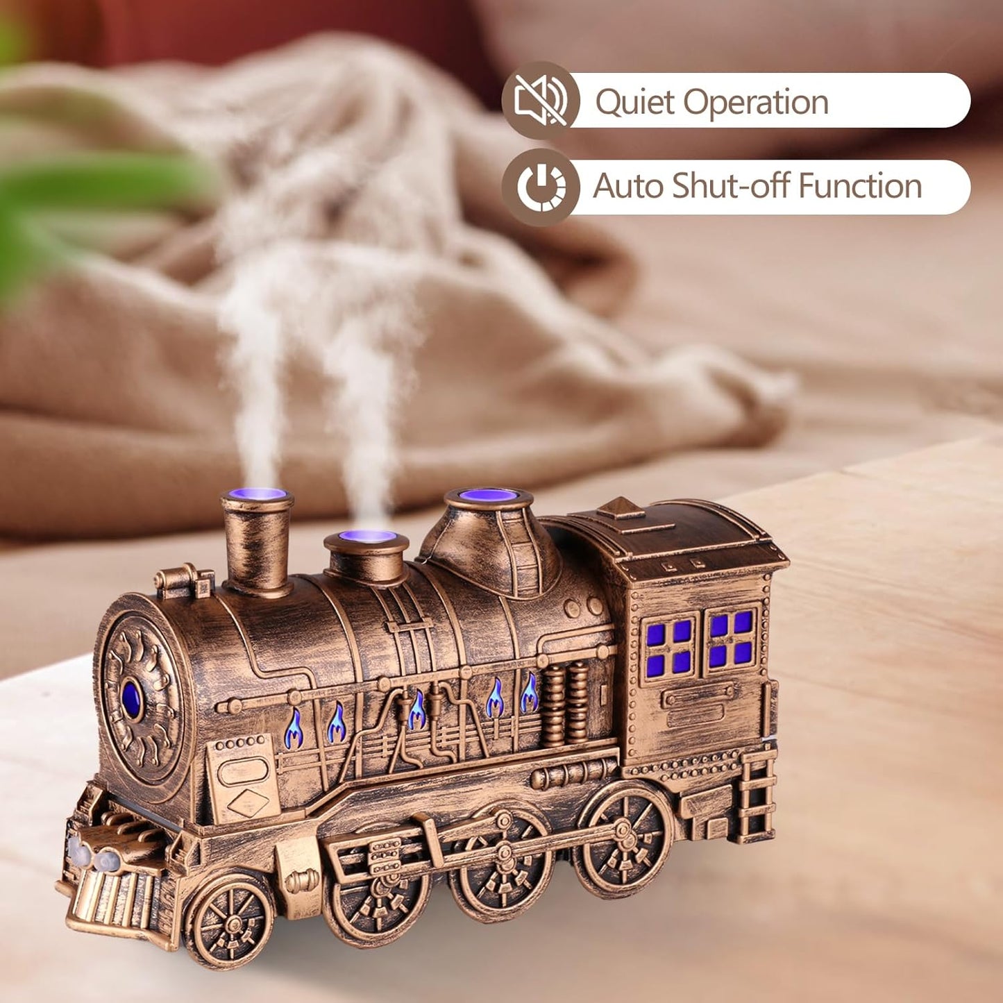 🚂 Train Humidifier with Essential Oil Diffuser