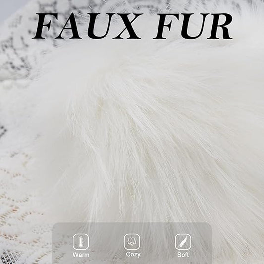 Women Faux Fur Wrist Cuffs