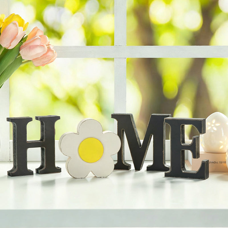 Adorable Wooden Letter Ornaments · HOME Series