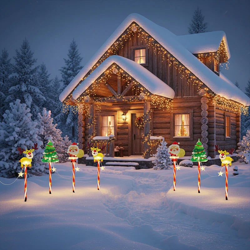 🎄🎁 6-pack of moving Christmas lights