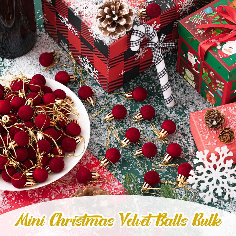 🎄 Velvet Christmas Balls
