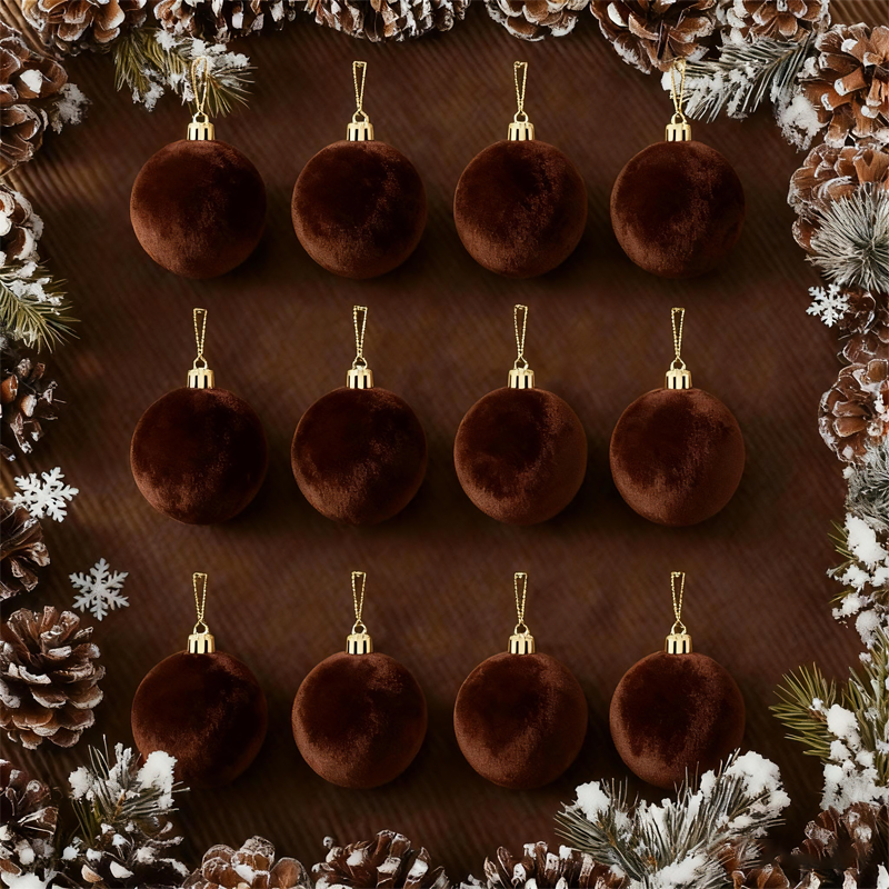 🎄 Velvet Christmas Balls