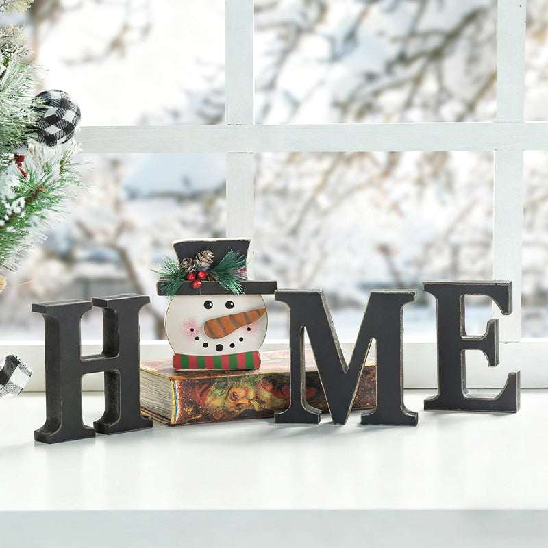 Adorable Wooden Letter Ornaments · HOME Series