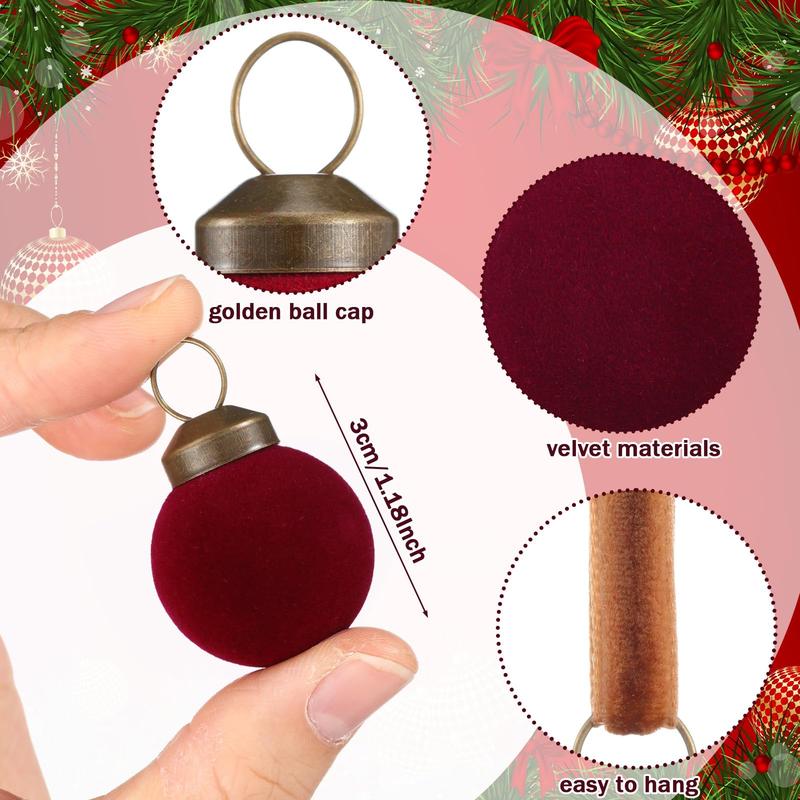 🎄 Velvet Christmas Balls