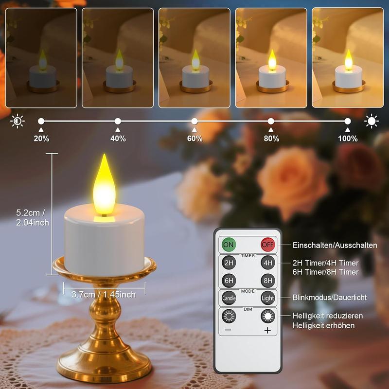 🕯️ Rechargeable LED Tea Lights
