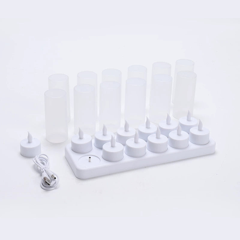 🕯️ Rechargeable LED Tea Lights