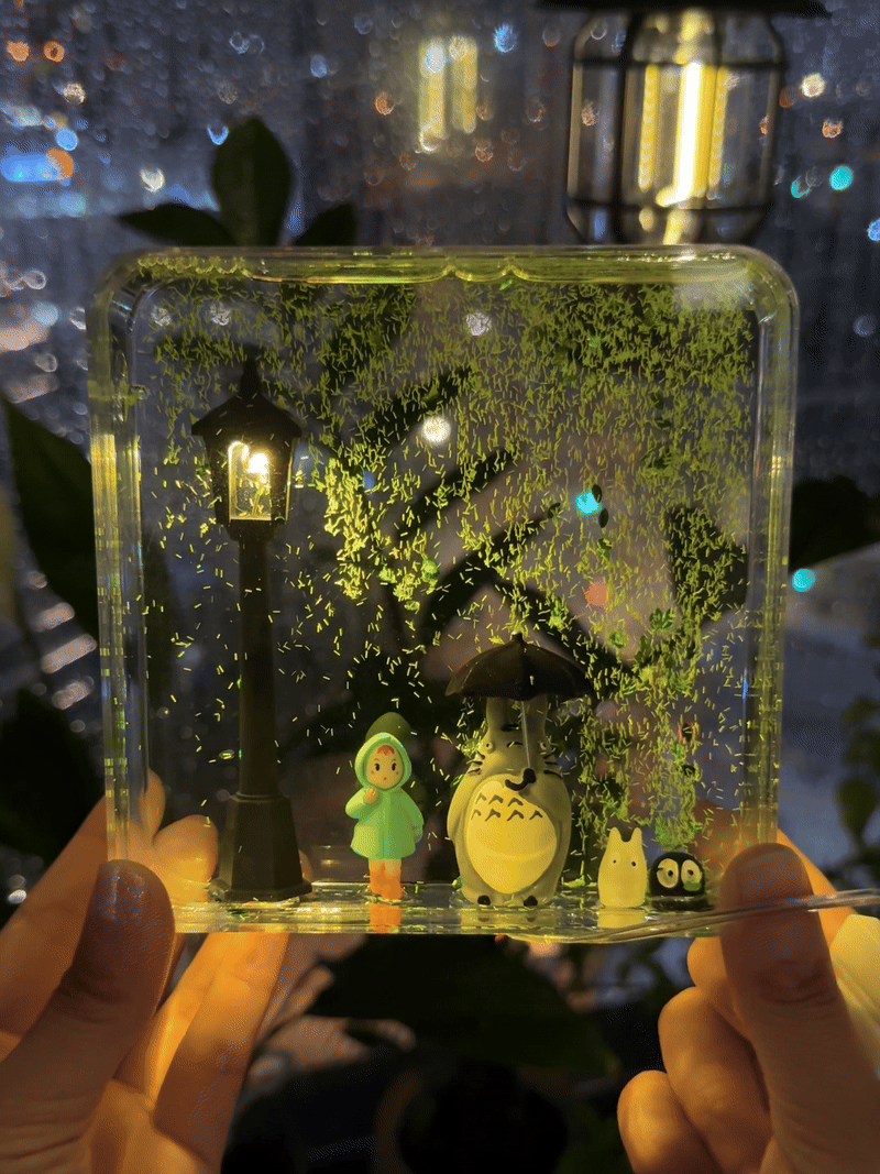 ❄️ Snowy Streetlight DIY Quicksand Lamp