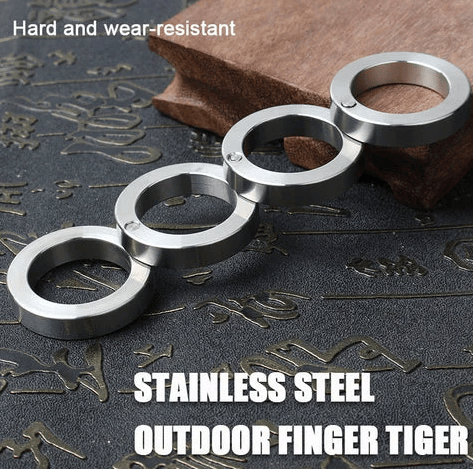 Stainless Steel Folding Finger Ring