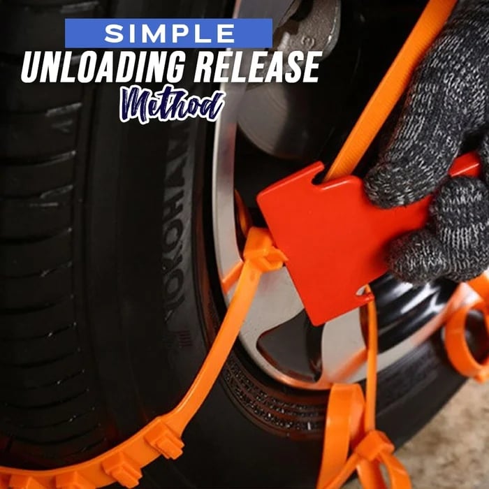 🔥LAST DAY SALE-49% OFF🔥Universal Reusable Anti-skid Nylon Tire Chains
